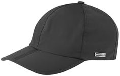 SEALSKINZ | Salle | Waterproof Unisex All Weather Foldable Peak Cap Hat | Outdoor Headwear | UV Protection | Running, Golf, Hiking Black