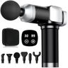 CAMEFER Deep Tissue Massage Gun, Portable Percussion Electric Muscle Massager for Pain Relief, Handheld Massagers with 30 Speeds & 6 Attachments for Back and Neck, Gifts for Men Women