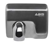 ABIS Hand Dryer, stainless steel, Brushed Chrome, 1 Unit