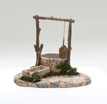 Fontanini - Town Well with Trough, for 5" Scale Nativity Collection, 7.25" H, Resin, Realistic, Christmas Decor, Collectible, Adorable Gift