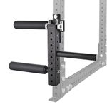 RISANXUN Leg Extension and Leg Curl Machine, Adjustable Leg Extension and Curl Machine Squat Rack Attachment - Max Load 600lbs