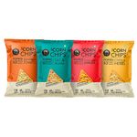 4700BC Chips+, Assorted Flavour (Sundried Tomato, Salt & Savoury Truffle, Hawaiian Barbeque, Cheese & Herbs), Popped, 100% Corn-Based (Pack Of 4) - 55 Gm