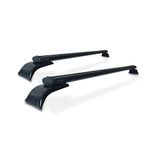 A-WAY Car Roof Bag & Rooftop Cargo Carrier (Car Cross Bars for Flat Roof)