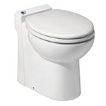 Saniflo 023 SANICOMPACT 48 One Piece Toilet with Macerator Built Into the Base, White