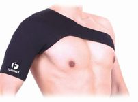 FASHNEX Neoprene Arthritis Shouder Support Brace For Men & Women For Shoulders, Black