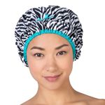 Betty Dain Stylish Design Mold Resistant Shower Cap, The Fashionista Colle Countion, Sassy Stripes