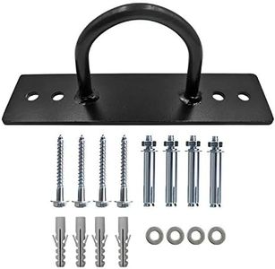 Battle Ropes Anchor Kit, Battle Rope Wall Ceiling Mount Bracket Hook for Suspension Straps Crossfit Gymnastic Rings, Body Weight Strength Training Systems, Yoga Swings Hammocks, Boxing Equipment