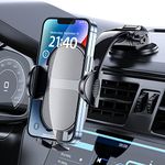 ORIbox Phone Mount for Car – Car Phone Holder Mount, Dashboard, Windshield, and Air Vent– for All Cars, Installs in Minutes – Holds All Phones up to 6.7”– Phone Holder for Car Dashboard