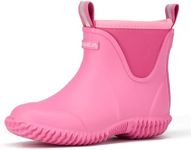 HISEA Kids Rain Boots Waterproof Neoprene Rubber Boot
