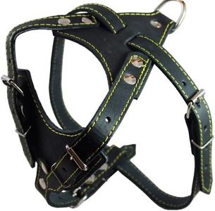 Real Leather Dog Harness 24.5-28 Chest Size 3/4 Wide Dalmatian