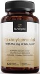 Sunergetic Premium Geranylgeraniol Supplement - GG-Gold 150mg with DeltaGold Vitamin E Tocotrienols- Annatto Derived GG for Statin Users, Heart Health & CoQ10 Production - 60 Capsules