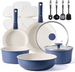CAROTE 17pcs Pots and Pans Set, Non