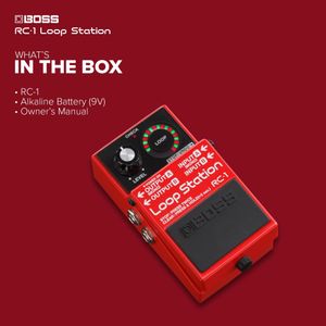 BOSS RC-1 Loop Station Guitar Pedal – Compact Effects Stompbox