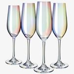 The Wine Savant Iridescent Glasses 