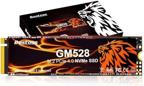 Bestoss 2TB M.2 SSD NVMe PCIe 2280 Internal Solid State Hard Drive, Up to 5000 MB/s, 3D NAND SLC Cache, SSD for Gaming PC Storage, Business Laptop, Home Entertainment, Creative Workflow GM528