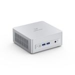 MINISFORUM UM870 Slim Mini PC Barebone AMD Ryzen 7 8745H Mini Computer(8C/16T, Up to 5.0GHz), Support DDR5 RAM,M.2 2280 SSD,8K@60Hz HDMI 2.1/USB4 Output, WIFI6E/BT5.2/Auto Power On(No DDR&SSD&OS)