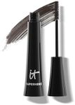 IT Cosmetics Superhero Volumizing Mascara - Brave Brown Mascara (0.3 fl oz) | Lifting & Curling Mascara with Lash-Loving Biotin, Hydrolyzed Collagen + Peptides, Great for Sparse Short + Long Eyelashes