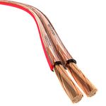 KabelDirekt – Pure Copper Stereo Audio Speaker Wire & Cable – Made in Germany – 2x1.5mm² – 10m – (For Hifi Speakers and Surround Sound Systems, Pure Copper, with polarity markings)