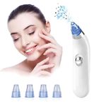 COALITION Multi Function Blackhead Whitehead Remover Vacuum Tool, Skin Cleaner, Pimple Removal Tool, Acne Pimple Pore Cleaner Vacuum Suction Extractor Device for Men and Women (4 In 1)