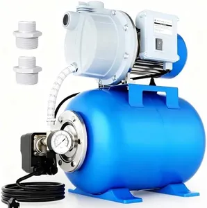 FOTING 1.5HP Shallow Well Pump with Pressure Tank, 1340GPH Automatic Irrigation Water Booster Jet Pump, Water Pumps Booster System 164FT 115V for Home Garden Lawn Farm