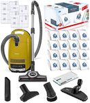 Miele Complete C3 Calima Canister HEPA Vacuum Cleaner + STB 305-3 Turbobrush Bundle - Includes Performance Pack 16 Type GN AirClean Genuine FilterBags + Genuine AH50 HEPA Filter