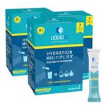 Liquid I.V. Hydration Multiplier Lemon Lime Electrolyte Powder Mix | 3 x 16 Sachets | Hydration Powder Sachets | Easy Open Single-Serving