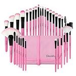 Yuwaku Pink Makeup Brush Set, 32pcs