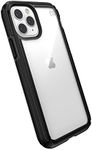 Speck Products Presidio V-Grip iPhone 11 Pro Case, Clear/Black