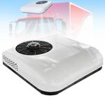 RV Rooftop Air Conditioner, 12V/24V Parking Air Conditioning for Minivans, Camper Air Conditioner for RV BUS Truck Vehicle Motorhome, Excavator Truck, Bus, Van,12V