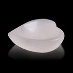 WBM Selenite Crystal Bowl, Handmade Moroccan Healing Crystal for Smudging, Cleaning and Decoration