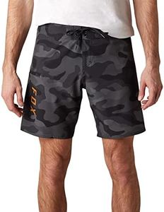 Fox Racing Men's Standard Overhead Stretch Boardshort 18", Black CAMO, 38