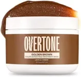 oVertone Haircare Color Depositing Conditioner - 8 oz Semi Permanent Hair Color with Shea Butter & Coconut Oil - Temporary Hair Color Dye - Vegan, Cruelty-Free - Golden Brown