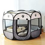 SENCONE Portable Pet Playpen, Dog P