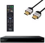 Sony UBPX800 Streaming 4K Ultra HD 3D Hi-Res Audio Wi-Fi and Bluetooth Built-in Blu-ray Player with A 4K HDMI Cable and Remote Control- Black