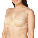 Calvin Klein Women's Constant Strapless Bra, Bare, 38DD