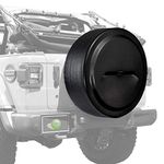 Jeep Wrangler JL - 32" Rigid JL Tire Cover (Plastic Face & Vinyl Band) - Black Textured