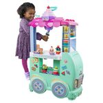 Play-Doh Kitchen Creations Sweet Snacks Food Truck Toy Kitchen Playset for Kids, 12 Modeling Compound Cans, Preschool Toys for 3 Year Old Girls & Boys & Up (Amazon Exclusive)