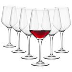 Bormioli Rocco Electra 18.5 oz. Wine Glass, Set of 6, Clear