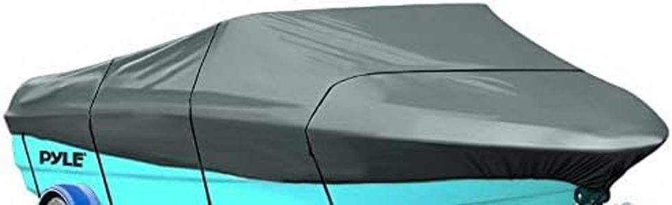 Pyle Armor Shield Trailer Master Boat Cover, 16-18.5-Feet x 98-Inch