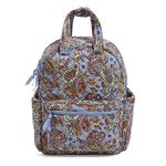 Vera Bradley Women's Cotton Campus Totepack Backpack Bookbag, Provence Paisley, One Size