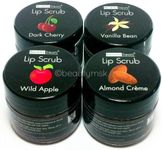 Lip Scrub With Antioxidants and Vitamin E 4 pcs Set All 4 Different Flavours