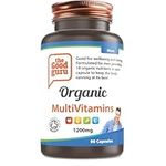 The Good Guru Organic Multivitamin for Men, Vegan Multivitamin Capsules - Multivitamin Capsules for Men with 18 Essential Active Vitamins & Minerals - (90 Capsules)