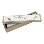 ukgiftstoreonline Personalised Vintage Style Wooden Wedding Certificate Holder Keepsake Gift