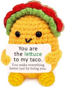 Jettryran Romantic Wedding for Her Him Wife Husband Engagement Gifts for Couples Girlfriend Boyfriend Fiancee Handmade Crochet Taco Couples Unique Birthday Card Idea Valentines Day Decorations