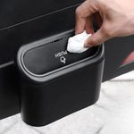 Casacuid® Car Trash Can with Lid, Mini Vehicle Trash Bin Car Dustbin Garbage Organizer, Automotive Garbage Can Bin Trash Container for Auto Cars, Home, Office..