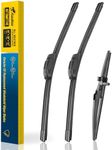 Raidbee® 3 Wipers 24"/20"/12" Replacement For Toyota 4Runner 2010-2022 (Set of 3), 24 Inch+20 Inch Windshield Wiper Blades with 12 Inch Rear Wiper Blade-Original Factory Quality