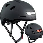 XNITO Bike Helmet with LED Lights - Urban Bicycle Helmet for Adults, Men & Women - CPSC & NTA-8776 Dual Certified - Class 3 E-Bikes, Scooters, Onewheel, Commuter, Mountain Bikes, MTB, BMX, Cycling