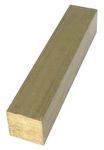 Metal Magery Brass Square Bar Stock Knife Making Brass Bar Stock 1" x 1" x 5"