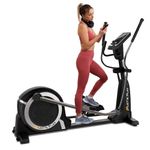 LET'S PLAY® Commercial Elliptical Cross Trainer for Home & Gym - Full Body Cardio Workout Machine with 36Kg Flywheel, 32 Level Magnetic Resistance, 150Kg Weight Support