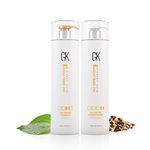 GK Hair Global Keratin Balancing Shampoo And Conditioner 1000ml For Oily & Greasy Hair And Scalp Restores Scalp pH Level - Sulfate And Paraben Free